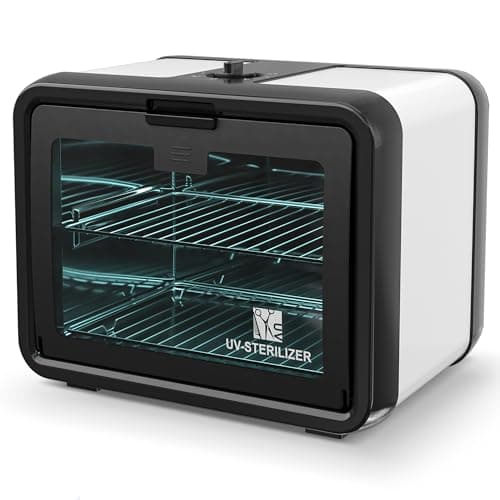 SalonDepot UV Sanitizer Cabinet Professional Disinfection Box 8L Capacity for Salon Tools, Manicure Set, Smartphones and Home Use image