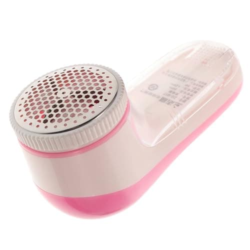 Ipetboom Battery-Operated Lint Remover Fuzz Fabric Shaver Brush for Clothes Carpet Electric Fluff Remover Stainless Steel Blades Easy to Use image