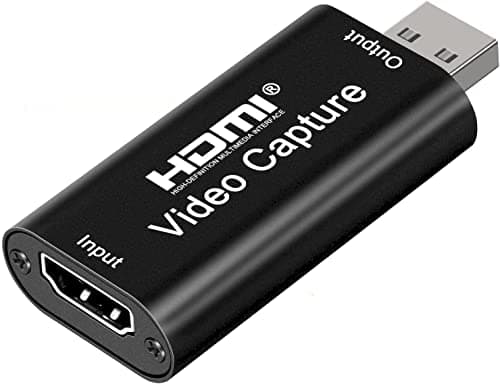 Audio Express AXHDCAP 4K HDMI Video Capture Card, Cam Link Card Game Audio Adapter HDMI to USB 2.0 Record Capture Device for Streaming, Live Broadcasting, Video Conference, Teaching, Gaming image