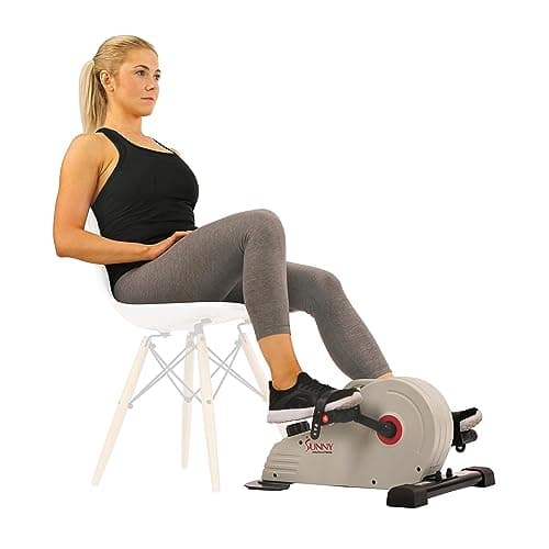 Sunny Health & Fitness Dual Function Magnetic Under Desk Pedal Exerciser image