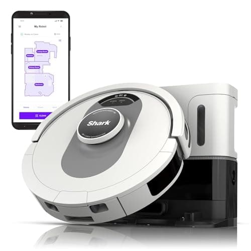 Shark AI Ultra Voice Control Robot Vacuum with Matrix Clean Navigation, Home Mapping, 60-Day Capacity, XL Self-Empty Base for Homes with Pets, Carpet & Hard Floors image