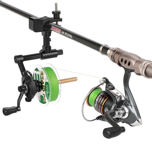 PLUSINNO Fishing Line Spooler For Fishing Reels, Fishing Gear And Equipment Gift For men With Unwinding Function image