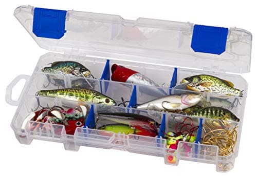 Flambeau Outdoors 3003 Tuff Tainer, Fishing Tackle Tray Box, Includes [9] Zerust Dividers, 18 Compartments image