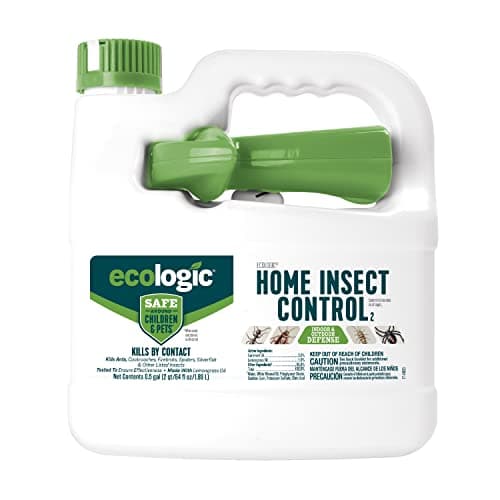 Ecologic Home Insect Control, Kills Cockroaches, Ants, Spiders and More, Indoor & Outdoor Use, Safe Around Children and Pets, (RTU Spray) 64 Fl Oz (Pack of 1) image