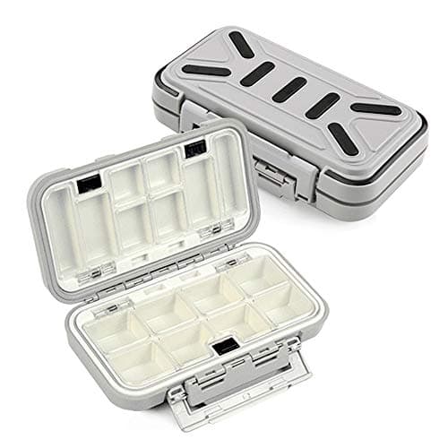 YUKI Fishing Lure Boxes, Bait Storage Case Fishing Tackle Storage Trays Accessory Boxes image