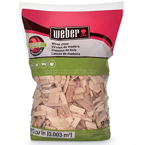 Weber Wood Cubic Meter Stephen Products 17138 Apple Chips, 192 cu. in. (0.003 cubi image