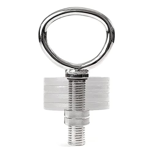 NewMe Fitness Adjustable Kettlebell Handle for Strength Training Kettlebell Set for Weight Plates, Home or Gym Workout, 1" Ergonomic Design for a Comfortable, Non-Slip Grip image