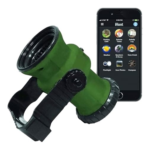 iHunt Ultimate Electronic Game Call and Bluetooth Speaker Combo, EDIHGC, Free App with 750 Animal Calls, 59 Species, Rugged and Portable. image