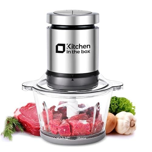 Kitchen in the box Mini Food Processors,400W Powerful Mini Meat Grinder & Food Chopper image