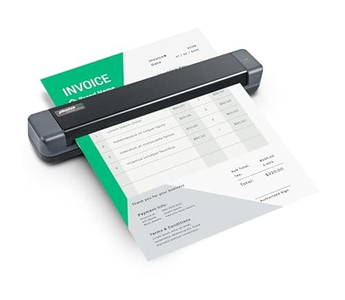 Plustek Mobile Scanner S410 Plus - Portable Sheet-Fed Document Scanner image