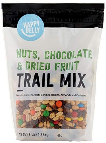 Amazon Brand - Happy Belly Nuts, Chocolate & Dried Fruit, Trail Mix, 3 pound (Pack of 1) image