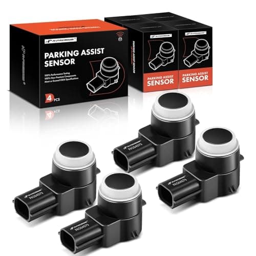 A-Premium 4-PC Reverse Backup Parking Aid Assist Sensor Compatible with Chevy, GMC, Buick, Cadillac & Saturn Models image
