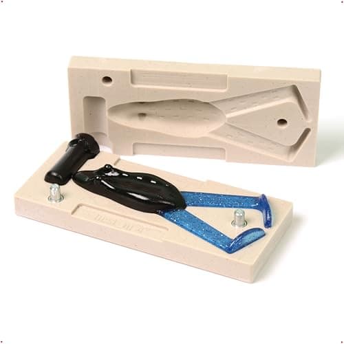 Soft Plastiс Mold Lure Making Injection Molds Fishing Lures V&M Bayou Bullfrog 4'' DIY image