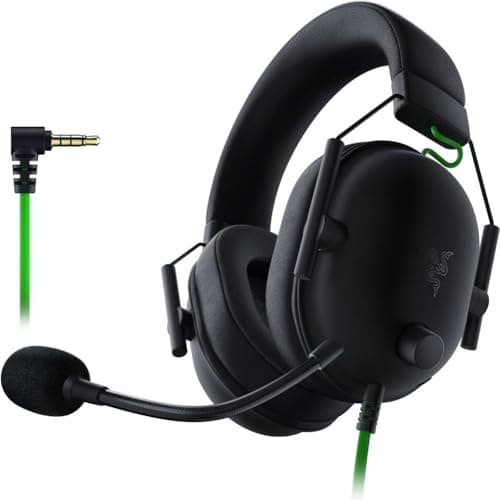 Razer BlackShark V2 X Gaming Headset: 7.1 Surround Sound - 50mm Drivers - Memory Foam Cushion - For PC, PS4, PS5, Switch - 3.5mm Audio Jack - Black image