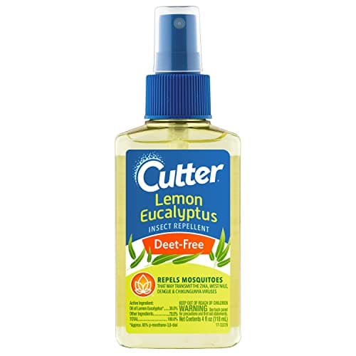 Cutter Lemon Eucalyptus Insect Repellent, No DEET Mosquito Repellent, 4 fl Ounce (Pump Spray) image