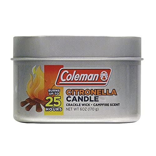 Coleman Campfire Scented Citronella Candle - Wooden Crackle Wick image