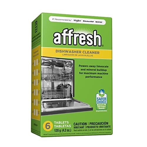 Affresh W10549851 Dishwasher Cleaner 6 Tablets Formulated to Clean Inside All Machine Models, Count image
