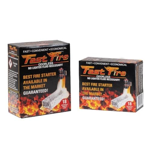 Fast Fire, Odorless Fire Starter Cubes, 36 Individually Wrapped image