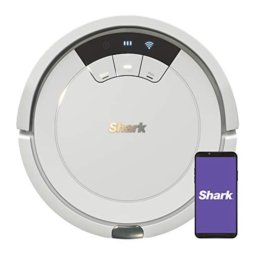 Shark AV752 ION Robot Vacuum, Tri-Brush System, Wifi Connected, 120 Min Runtime, Works with Alexa, Multi Surface Cleaning, White image
