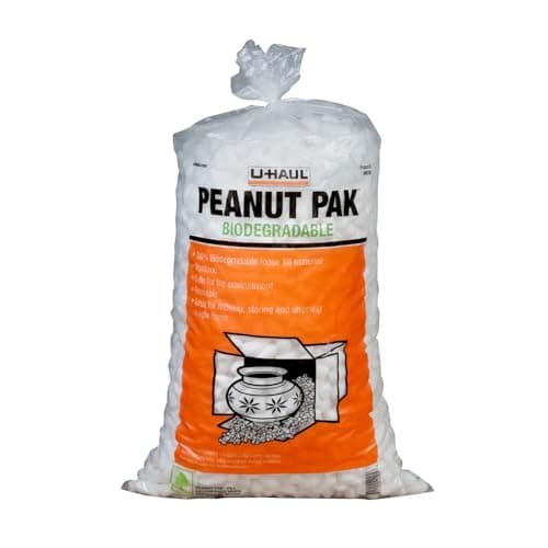 U-Haul Biodegradable Packing Peanuts for Moving, Packing, Storing, and Shipping - 1.5 cu ft Per Bag image