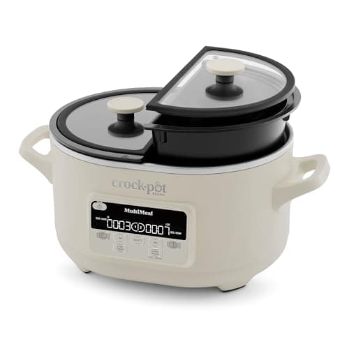 Crock-Pot MultiMeal Multicooker and Programmable Slow Cooker with Bake Function, Oat Milk image