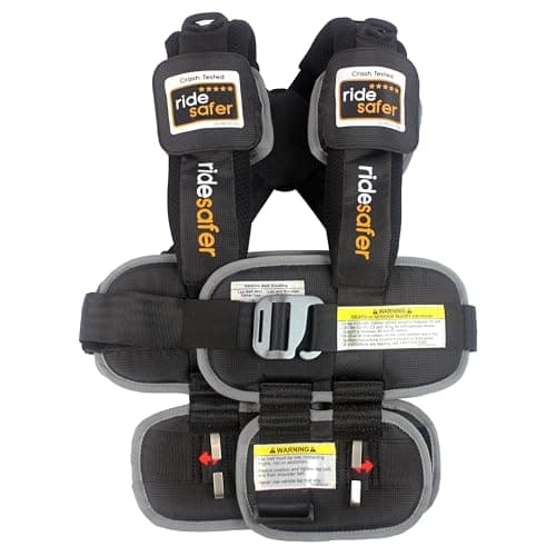 RideSafer - Small Black, Lightweight, Compact, Portable Car Seat - Perfect for Travel and Everyday Child Safety image