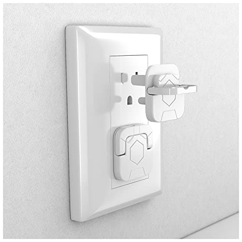 4our Kiddies Baby-Proof Outlet Covers (60 Pack) - Child Safety Electric Plug Protectors to Prevent Power Shock image