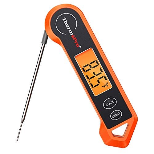 ThermoPro TP19H Digital Meat Thermometer for Cooking with Ambidextrous Backlit and Motion Sensing Kitchen Cooking Food Thermometer for BBQ Grill Smoker Oil Fry Candy Instant Read Thermometer image