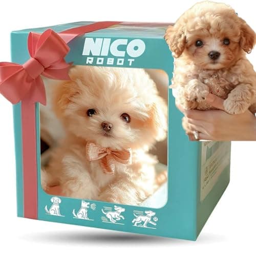 ubararyen 2025 New Robot Dog for Adults, AI Robotic Dog, Nicoo - My Realistic Robot Puppy That Acts Like a Real Puppy - Walking, Barking, Tail Wagging (Set A) image