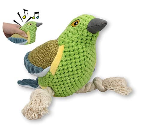 SMART ELEPHANT Pet Toy Squeaky Dog Toy, Bite Resistant Safe Plush Toy, Chew Toy with Squeaker and Crinkle Paper, Teeth Cleaning Toys for Puppy for Small, Medium, Large Dogs image
