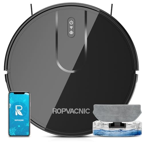 ROPVACNIC Robot Vacuum Cleaner Robot Vacuum and Mop Combo image