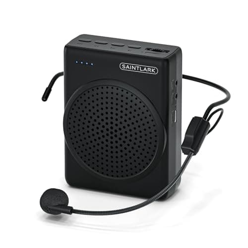 SAINTLARK S22 Voice Amplifier for Teachers, with Wired Portable Microphone and Speaker image