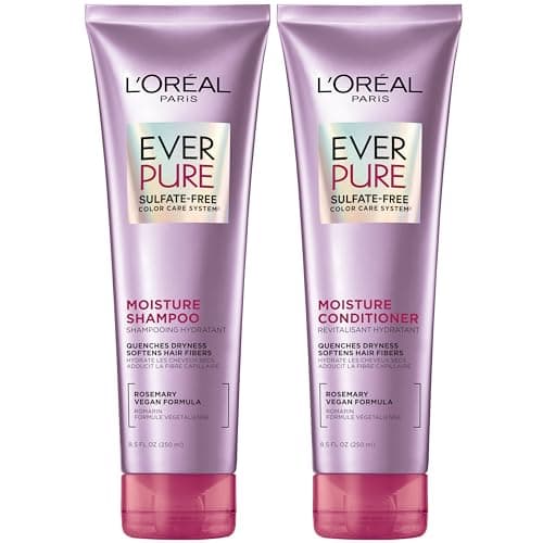L'Oreal Paris Moisture Sulfate Free Shampoo and Conditioner Set image
