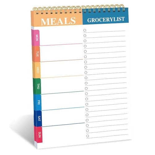 Weekly Meal Planner and Grocery List, 50 Undated Sheets Weekly Meal Planning Pad image