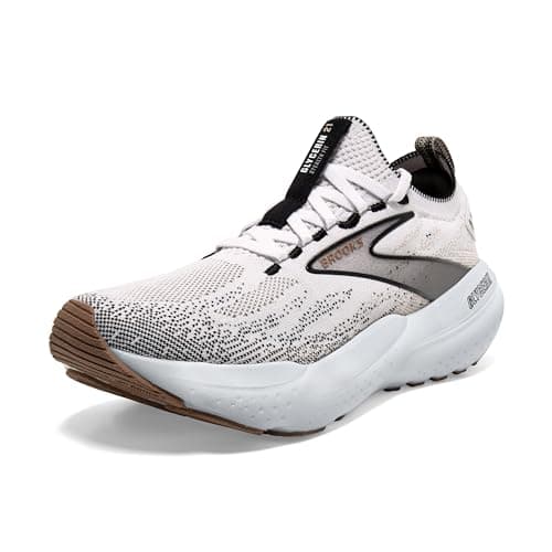 Brooks Women’s Glycerin Stealthfit 21 Neutral Running Shoe - White/Grey/Black - 10 Medium image