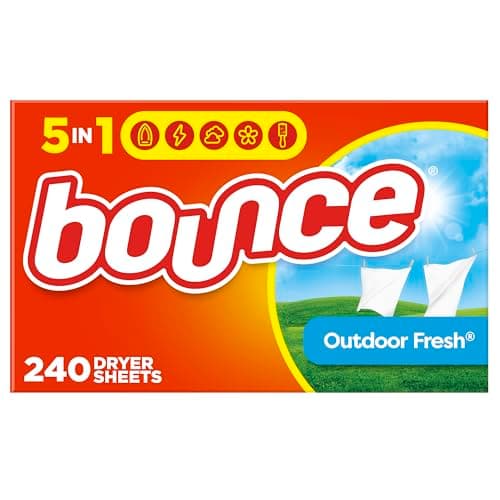Bounce Dryer Sheets Laundry Fabric Softener, Outdoor Fresh Scent, 240 Count image