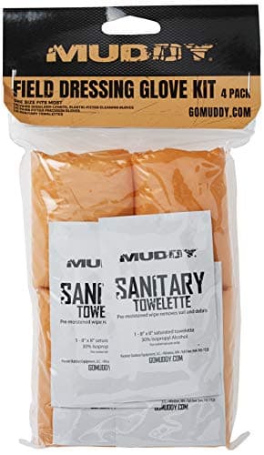 Muddy Treestands Field Dressing Glove Kit (Pack of 4) Black, One Size image