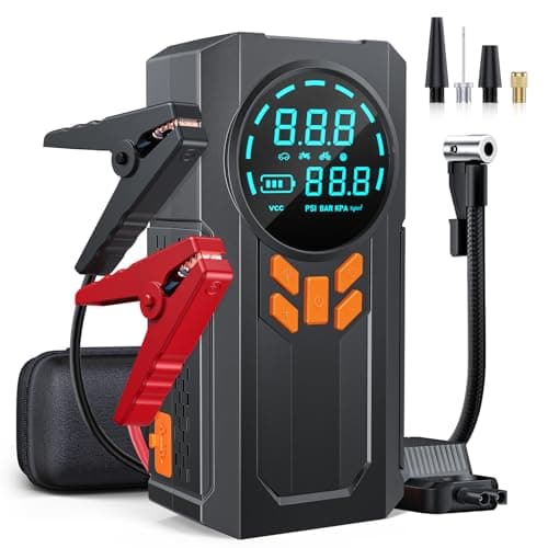Jump Starter with Air Compressor, 5000A 150PSI image