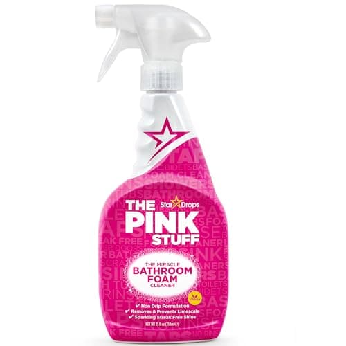 Stardrops - The Pink Stuff - Miracle Bathroom Foam Cleaner 750ml - Baths, Tiles, Soap Scum, Limescale, Streak Free image