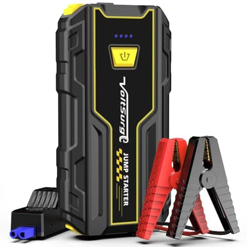 Car Jump Starter, 2000A Battery Jumper Starter Portable (Engines up to 7.0L Gas / 5.5L Diesel) 12V, Car Battery Charger, LED Flashlight with USB Ports image