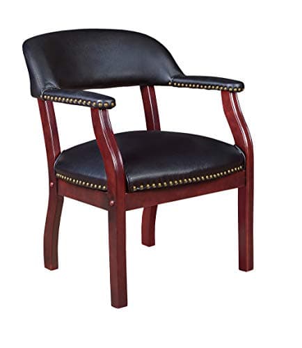 Regency 9004BK Ivy League Captain Chair, Black 25D x 24W x 31H in image