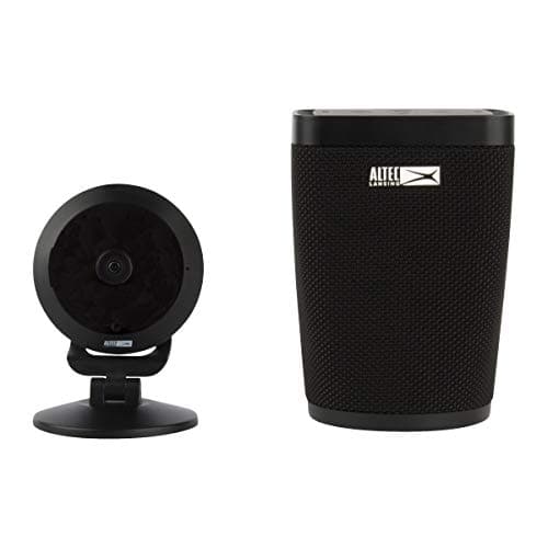Altec Lansing Voice Activated Smart Security System, Includes Google Live Speaker and Panoramic HD Camera, Built in Google Assistant, Two Way Intercom, ASH-100 image