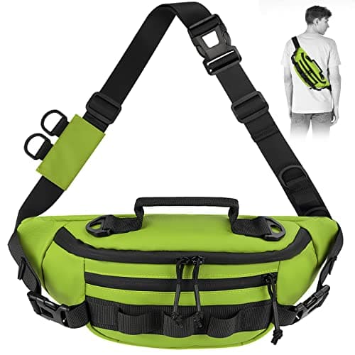 THKFISH Fishing Waist Pack - Waterproof Sling Bag for Women & Men - Portable Outdoor Fly Fishing Tackle Bag image