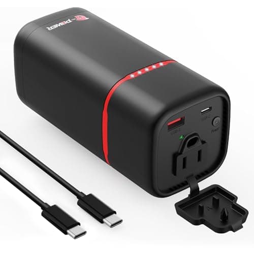 G-POWER 20000mAh/74Wh Power Bank with AC Outlet for Laptop,80W(Peak 100W) Laptop Charger image