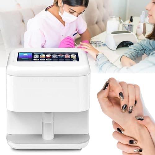 YXCMD 3D Portable Nail Printer, Nail Art Equipment Printing Machine for Home Usage Nail Salon image