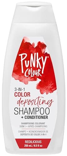 Punky Colour 3-in-1 Color Depositing Hair Cleanser & Conditioner, 8.5 fl oz. (Redilicious) image