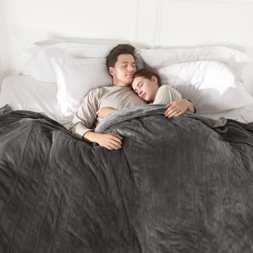 Heated Blanket Queen Size, Super Soft Cozy Upgraded Flannel Electric Blanket Dual Control with 5 Heating Levels & 10 Hours Auto Off, Fast Heating & ETL & FCC Certification, 84" x 90", Silver Gray image