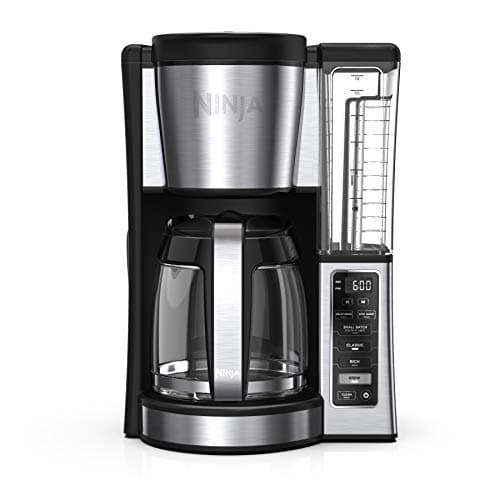 Ninja 12-Cup Programmable Coffee Brewer, 2 Brew Styles, Adjustable Warm Plate, 60oz Water Reservoir, Delay Brew - Black/Stainless Steel image