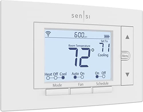 Sensi Smart Thermostat, 100 Years Of Expertise, Wi-Fi, Data Privacy, Programmable, Easy DIY Install, Works With Alexa, Energy Star Certified, Mobile App, ST55 image