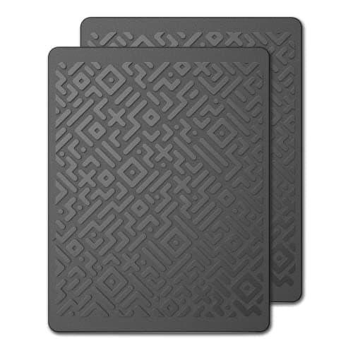 Car Dashboard Non Slip Mat, Brlvget Anti Slip Gel Pad, Multifunctional Fixate Anti Slide Sticky Dash Pad for Radar Detector, Cell Phone, Keys, Glass, Mirrors, GPS, Coins 7.1 x 5.5 inch (2 Pack) image